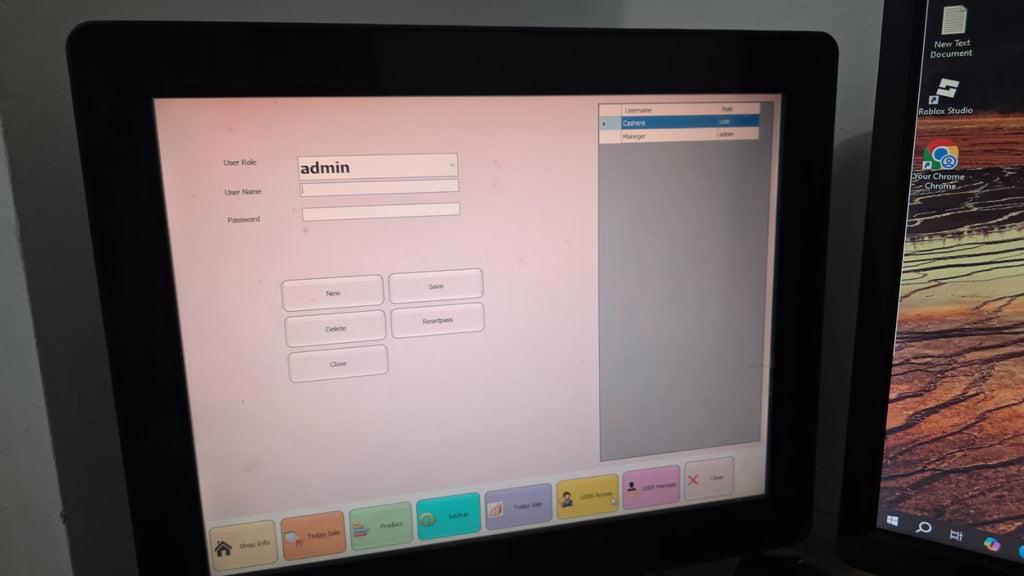 Epos system for retail shops and Conner shop